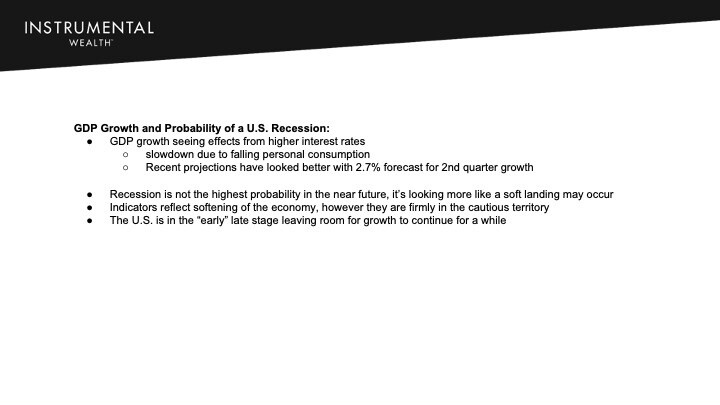 q2 2024 gdp & recession takeaways